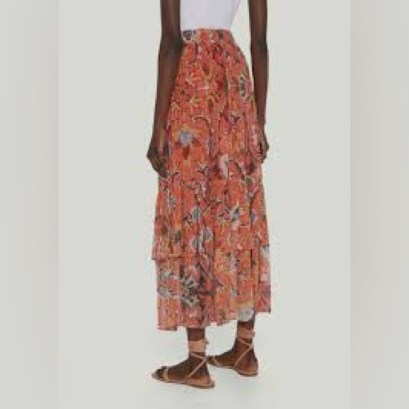 HANNAH ARTWEAR Mira Floral Print Maxi Skirt Boho Chic Bergdorf Goodman S 1 - Picture 4 of 9